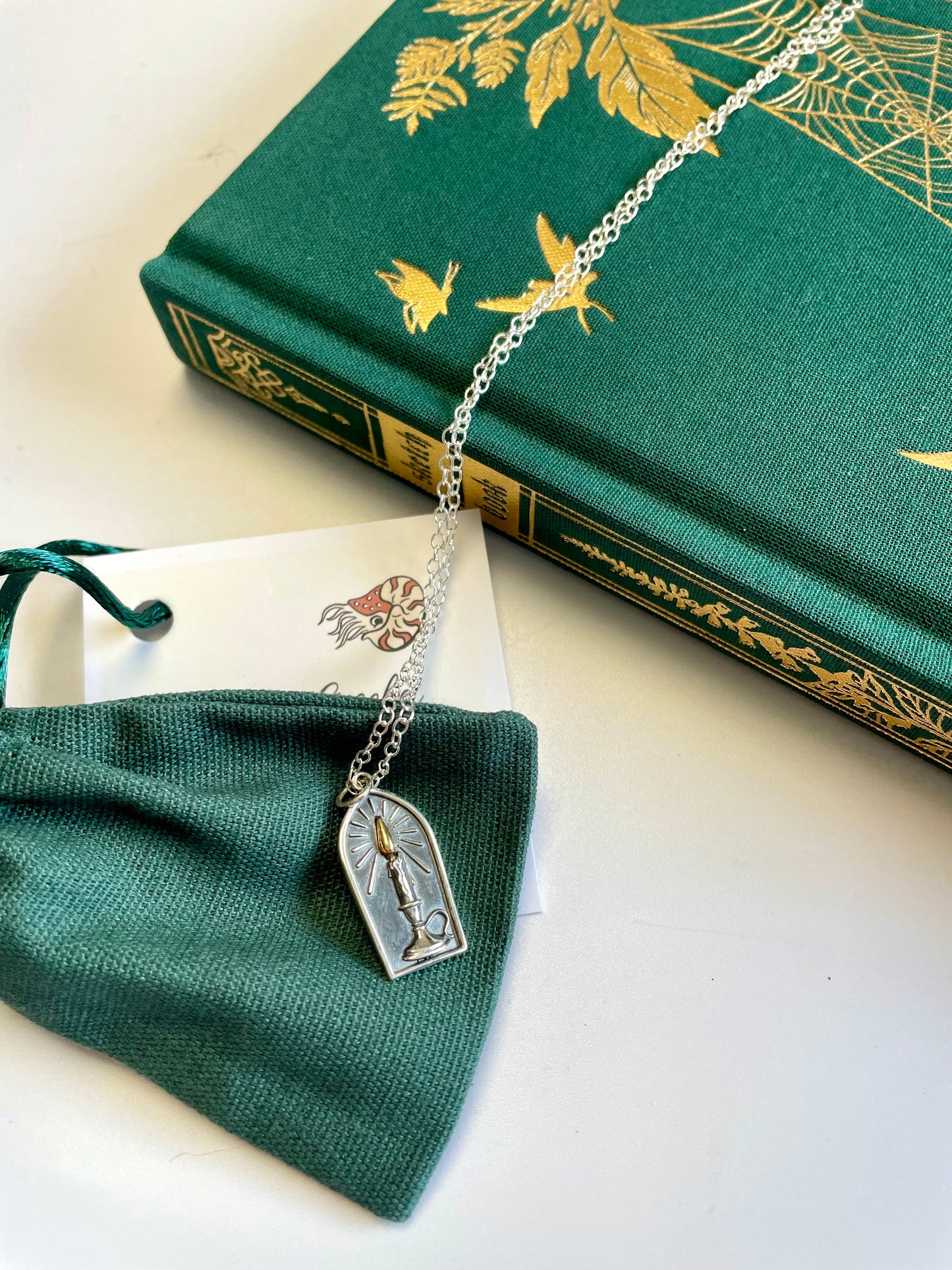 Burning Candle Necklace