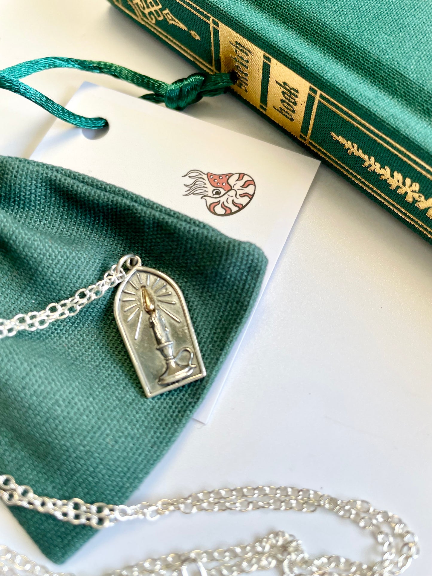 Burning Candle Necklace
