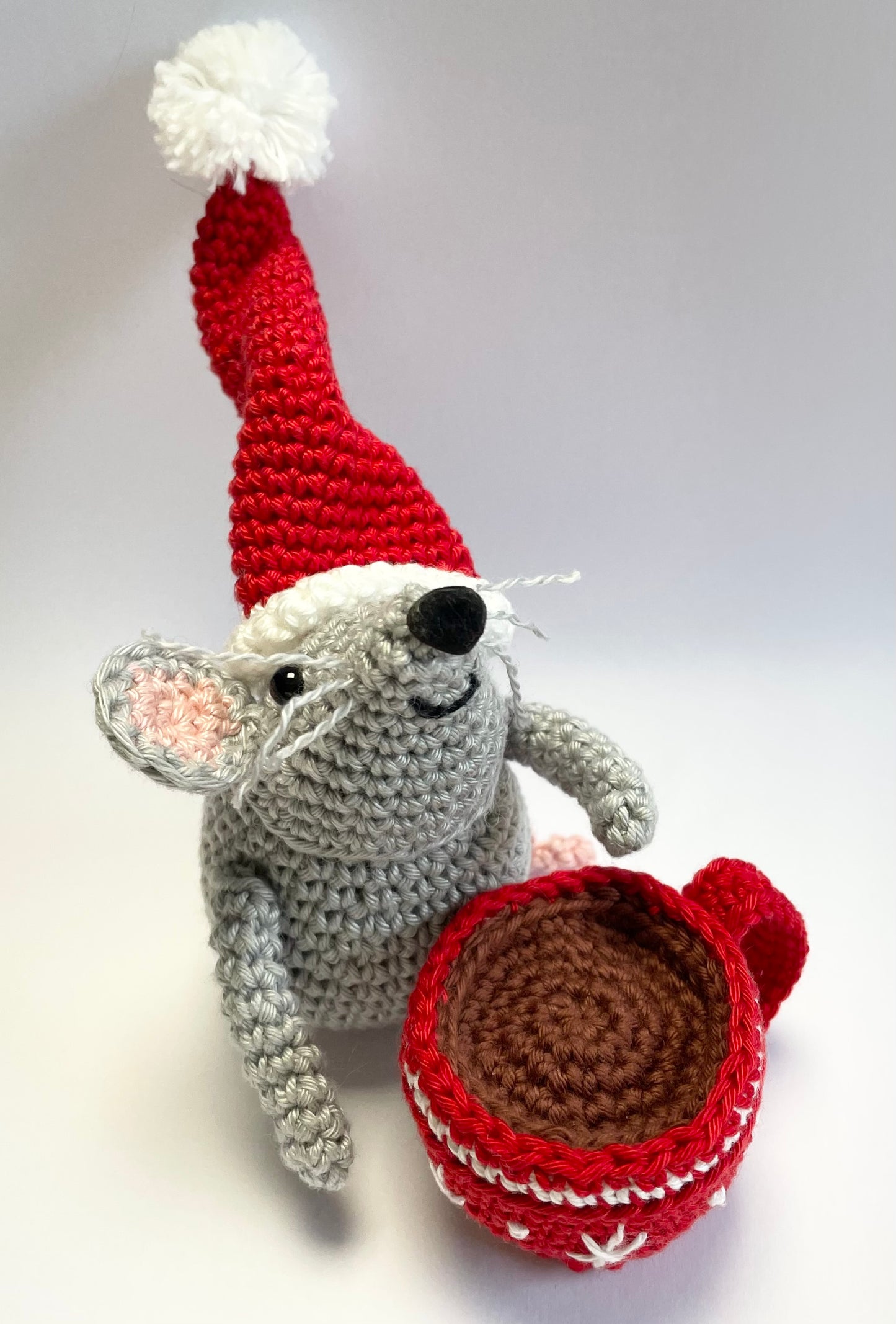Bill Mouse and hot chocolate.