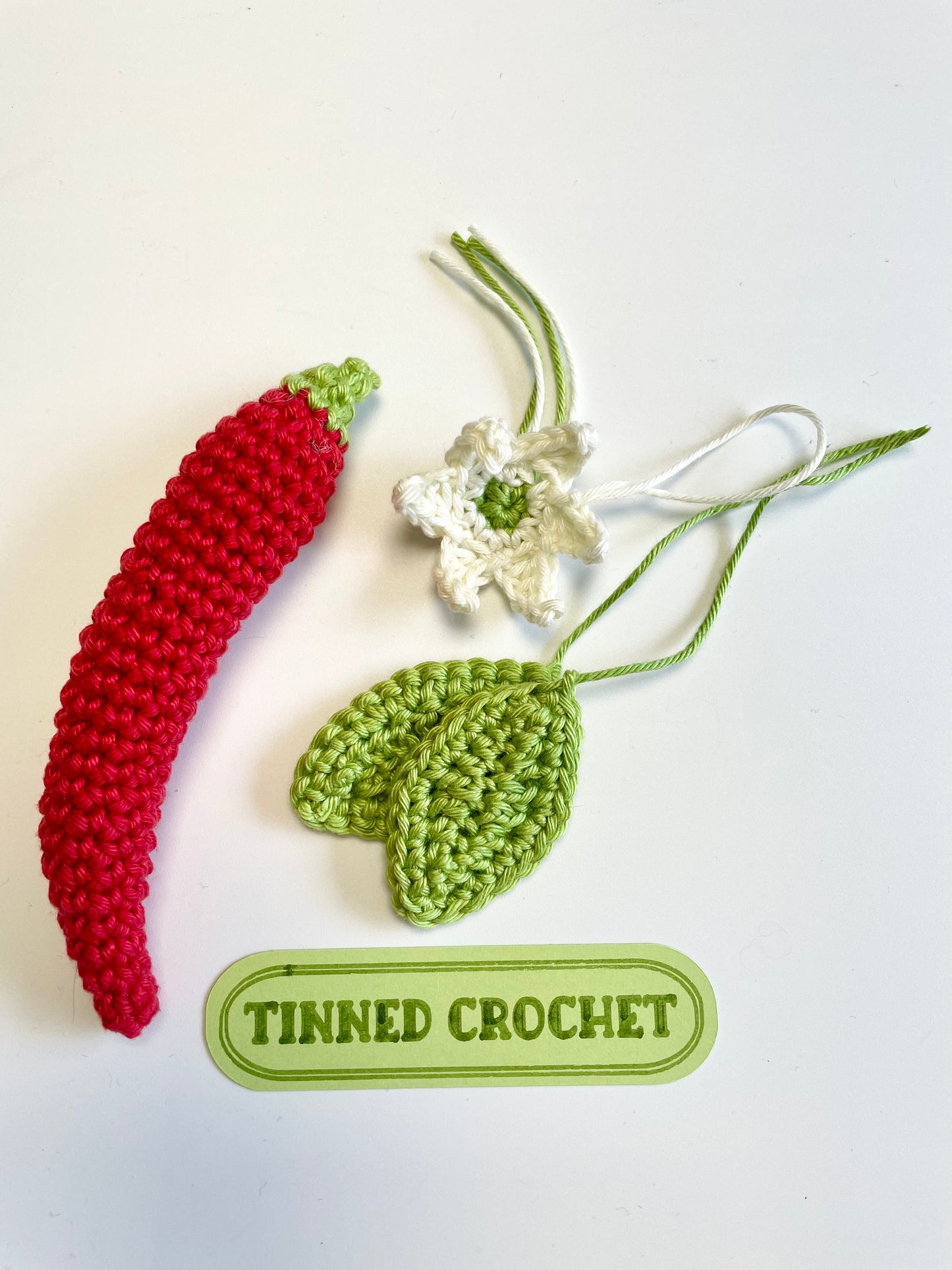 Pepper Crochet in a Tin. Complete Crochet kit.