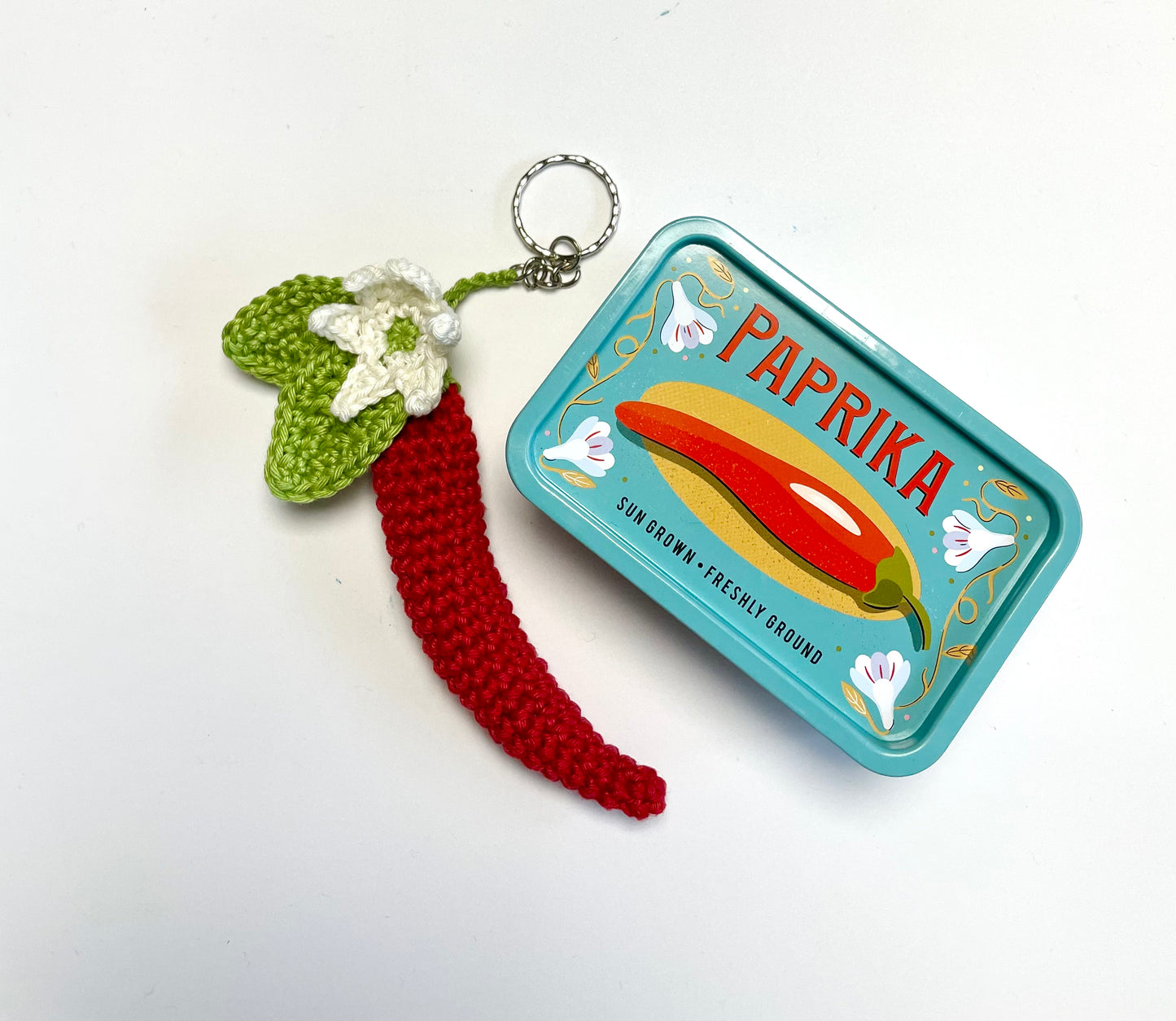 Pepper Crochet in a Tin. Complete Crochet kit.