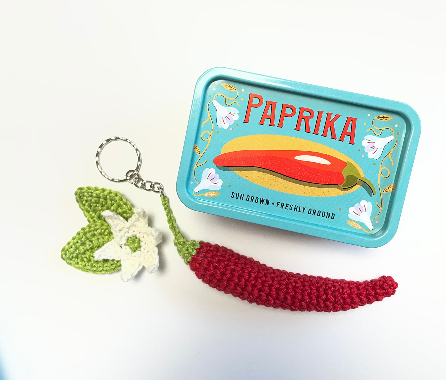 Pepper Crochet in a Tin. Complete Crochet kit.