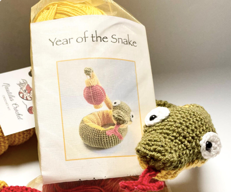 Snake & Lantern Crochet Kit.