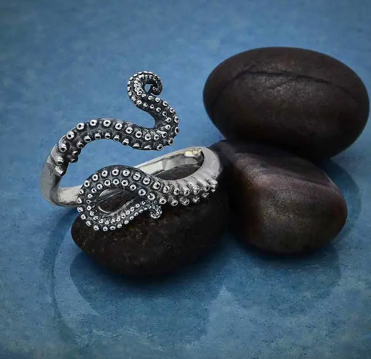 Octopus Crochet Ring
