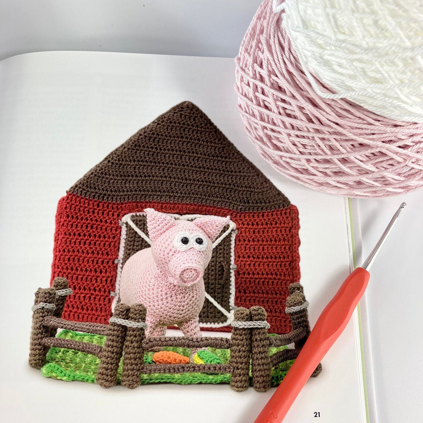 Crocheted Farm Kit