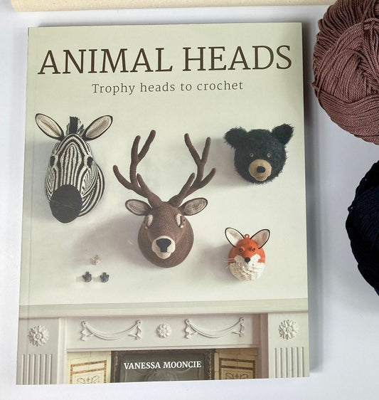 Animal Heads Crochet Book.