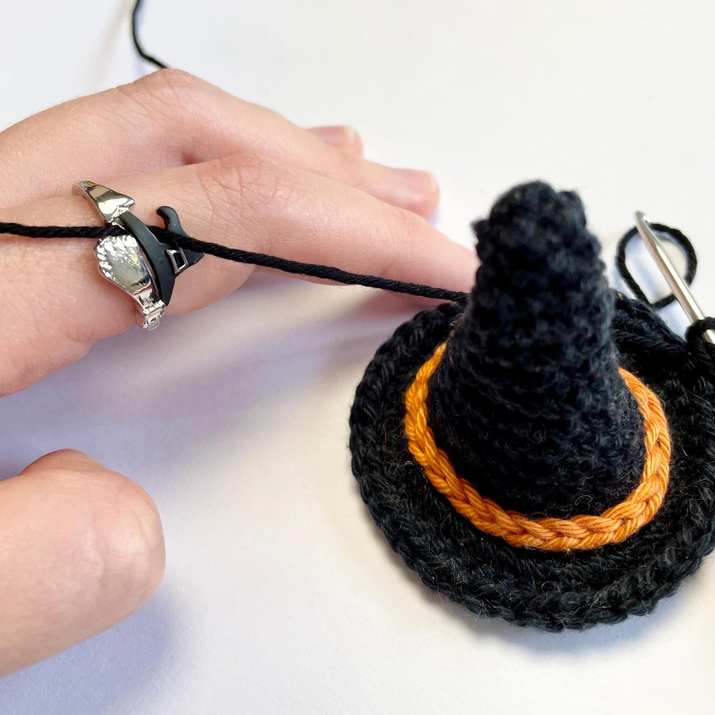 Witch’s Hat Crochet Ring.