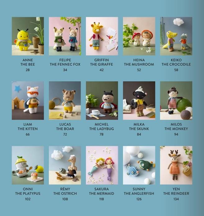 Wonderful World of Amigurumi Book : 15 Adorable Amigurumi Creations!