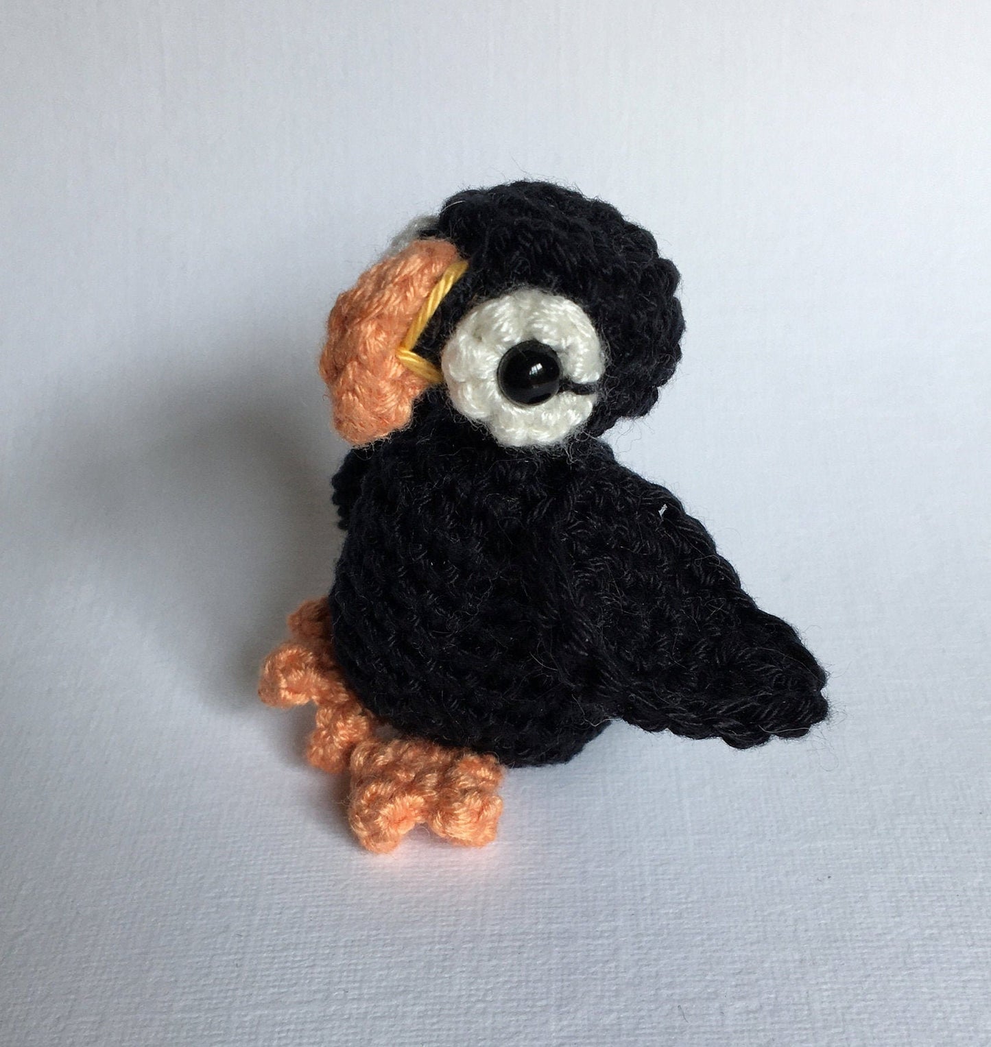 Artic Puffin Kit. A Complete Crochet Kit with Luxury Cotton & Bamboo Yarns.